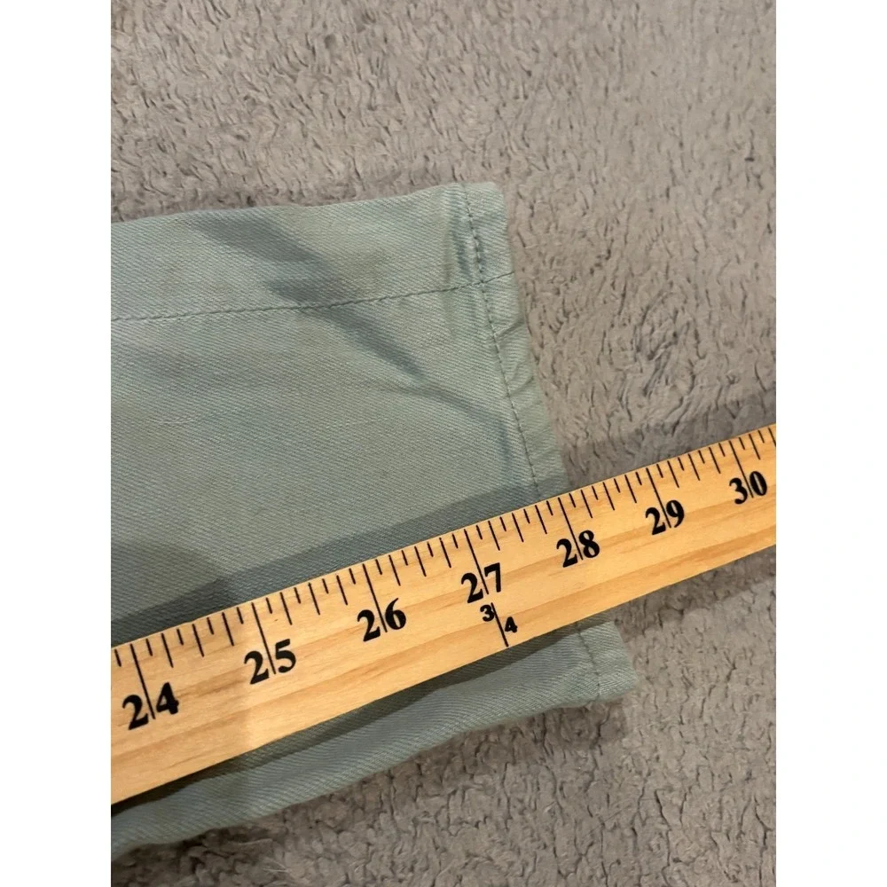 AG Adriano Goldschmied Jeans Womens 26R Green Stevie Ankle Slim Straight Skinny